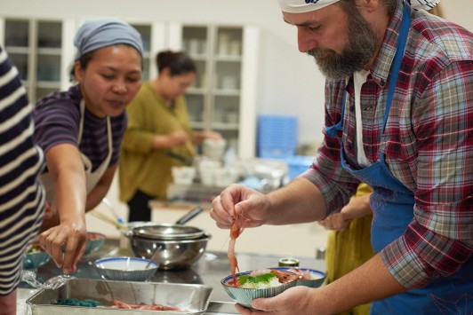 Image: A cooking experience unique to Mikuni