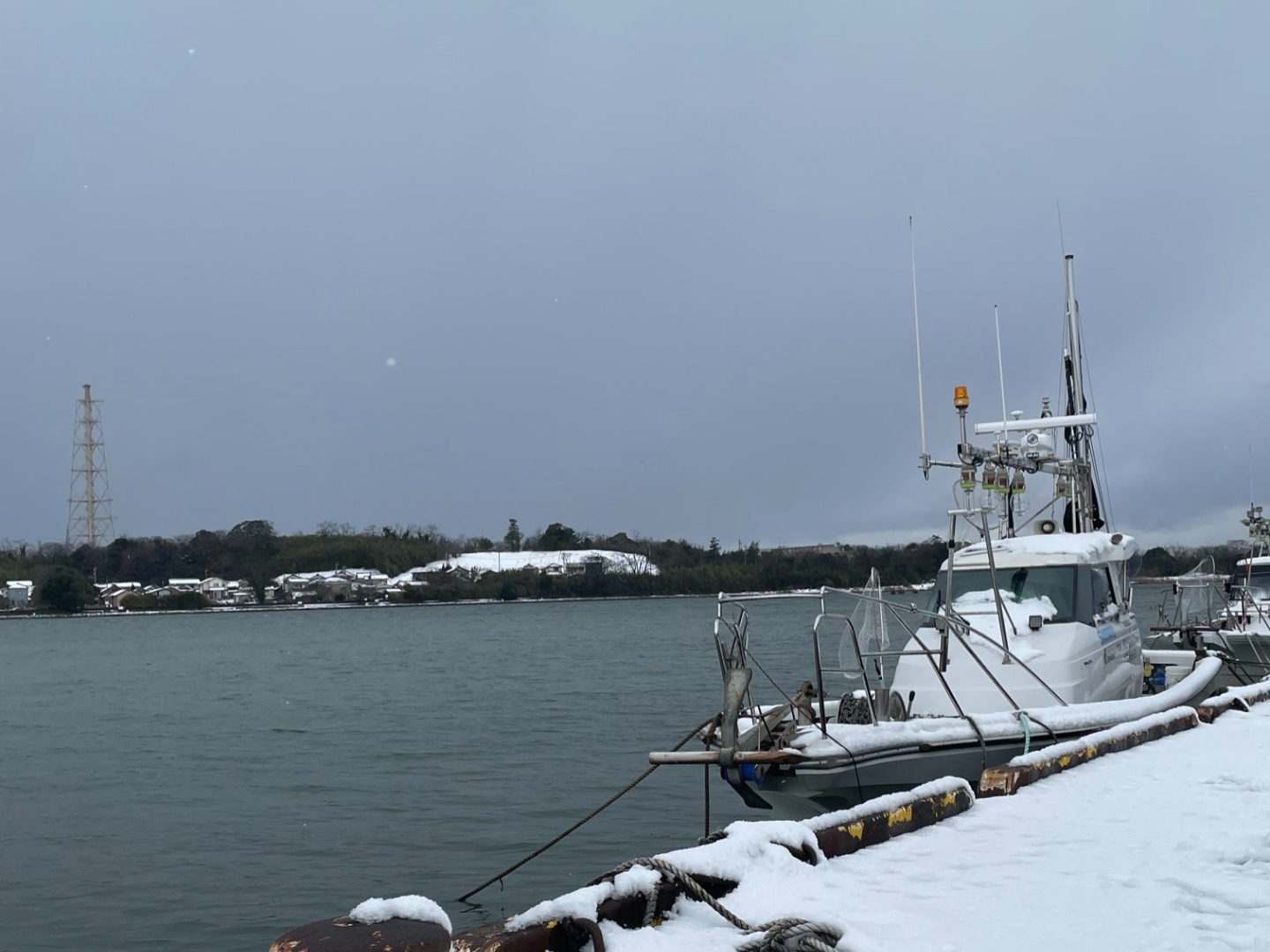 九頭竜川の河口から望む