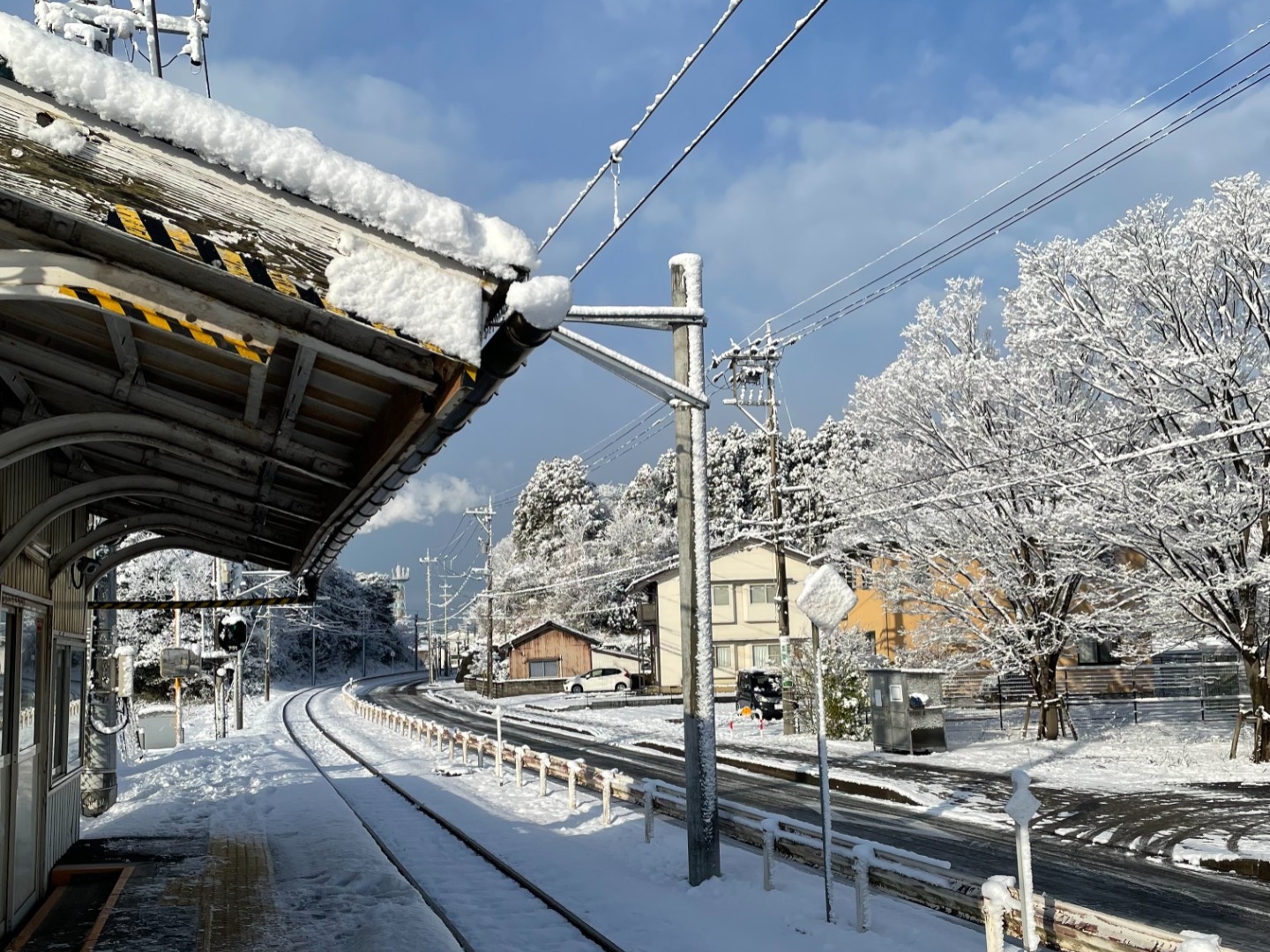 少しだけ陽ざしが