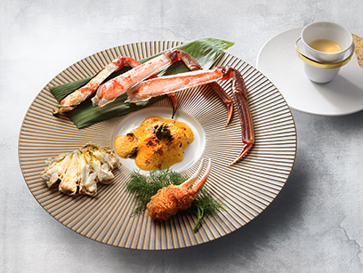 越前がに食べ比べ