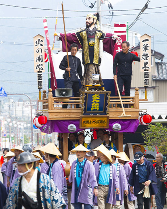 画像：丸岡古城まつり